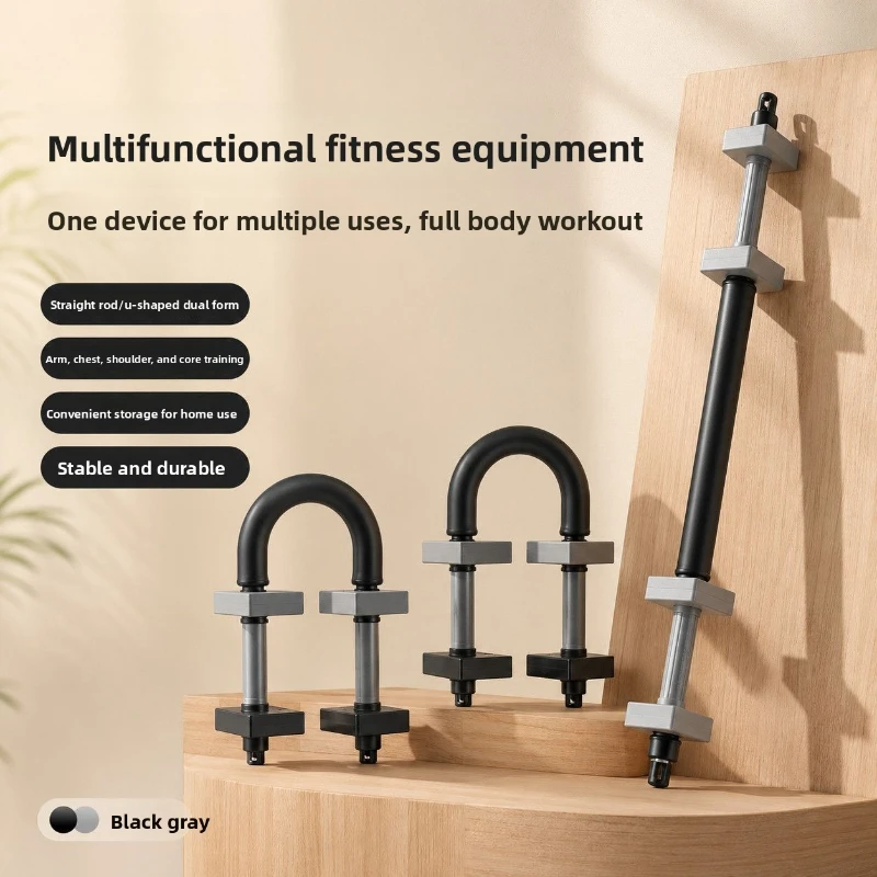 Home GymFitness Set Portable Doorway Ab Roller Push‑Up Stand for Full‑Body Core Upper‑Body Strength Train Workout Exercise Tool