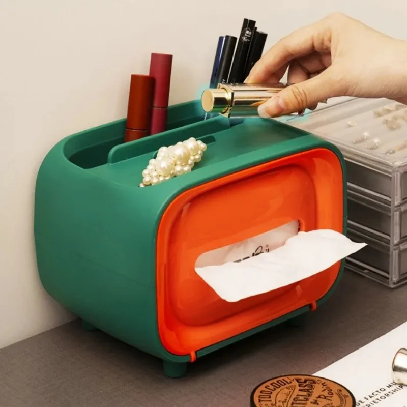 

Home office tissue tray, tissue box, tabletop kitchen napkin storage container, living room tissue holder, storage box