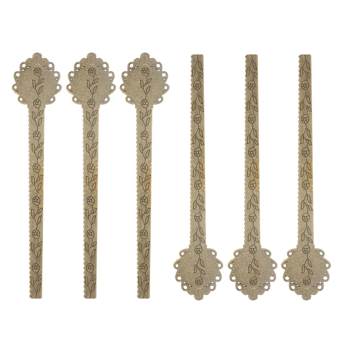 10 шт., линейка для закладок в стиле ретро, 20 мм, бронзовый многофункциональный металлический шаблон для рукописного ввода, инструмент для студентов, писателей, учителей