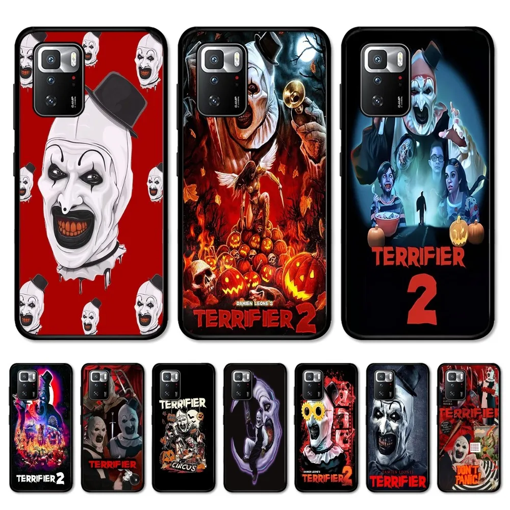 Horror Movie T-Terrifier Phone Case For Redmi 5 6 7 8 9 10 Plus Pro 6 7 8 9 A GO K20 K30 K40 Pro Plus F3 Fundas