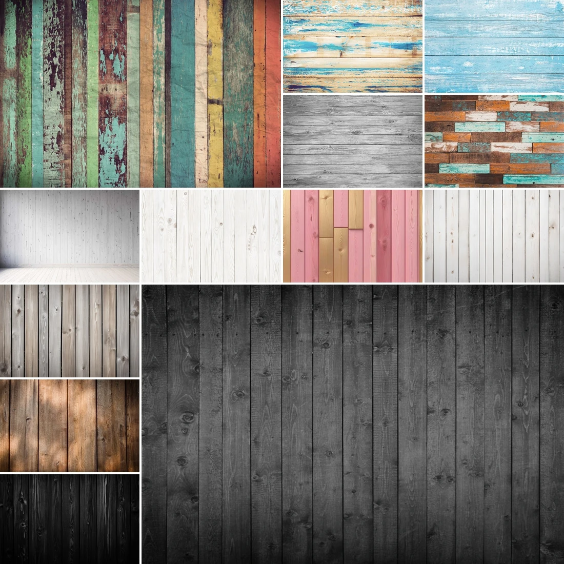 

MOON.QG Wood Board Plank Floor Photobooth Baby Shower Decoration Photo Wallpaper Wallpaper Birthday Decorations Gender Reveal