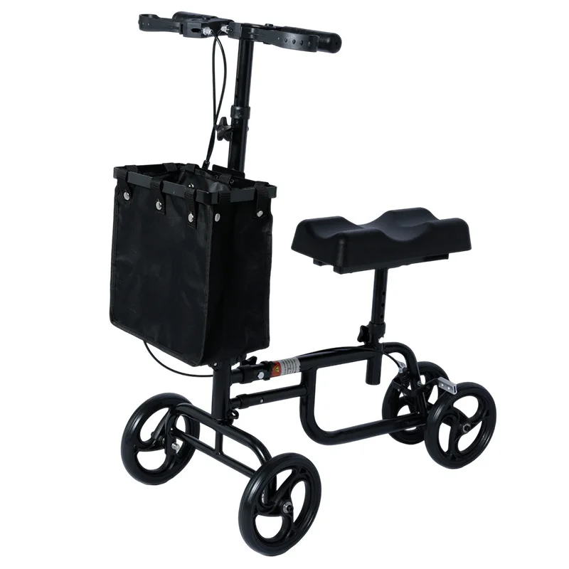 

Single Leg Knee Scooter for Rehabilitation Training Auxiliary Walking Device for Fracture Injury Walker Rollator Walking Aid for