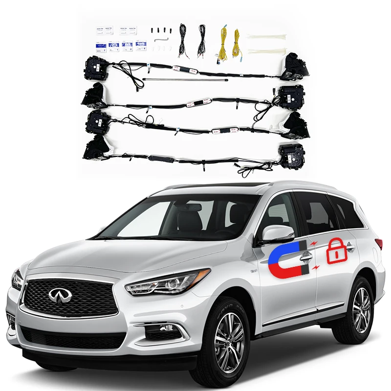 For Infiniti QX60 electric suction door original car mechanical lock modified automatic auto parts intelligent tool soft close
