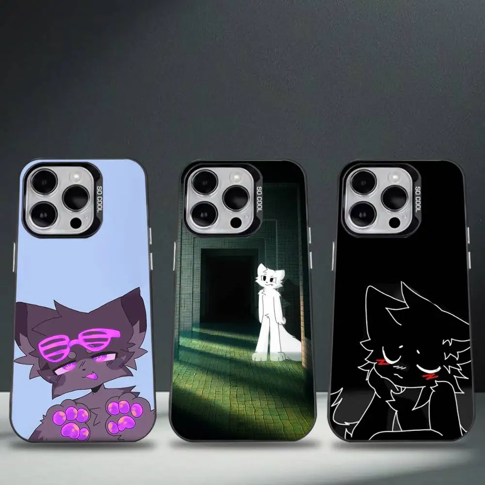 

Cute B-Boykisser-S For iPhone 17,16,15,14,13,12,11,Pro,Max,Plus,E,Air,Mini Anti Fall Black Matte Hard Bumper Phone Case