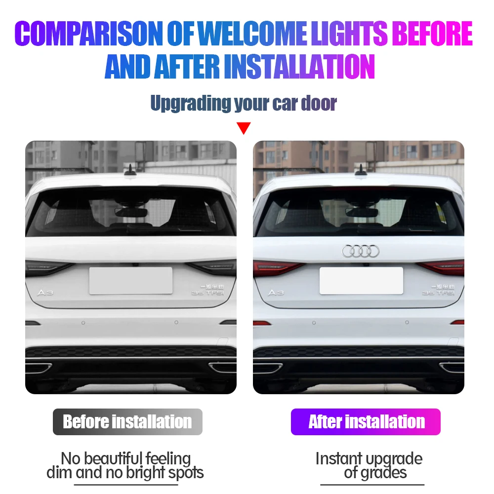 

2025 Горячий ABS автомобильный передний капот, эмблема заднего значка, сменная декоративная наклейка для AUDI A3 A5 A4L A4 A1 A6L A7 A7L Q3 Q5 Supercar