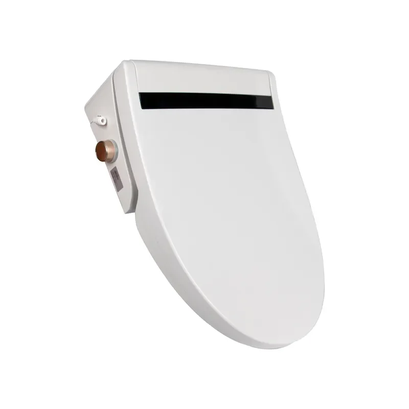 New Design Electronic Heated Smart Plastic Elongated Bidet Seat with Remote Control Automatic Cover Opening Seat Heating