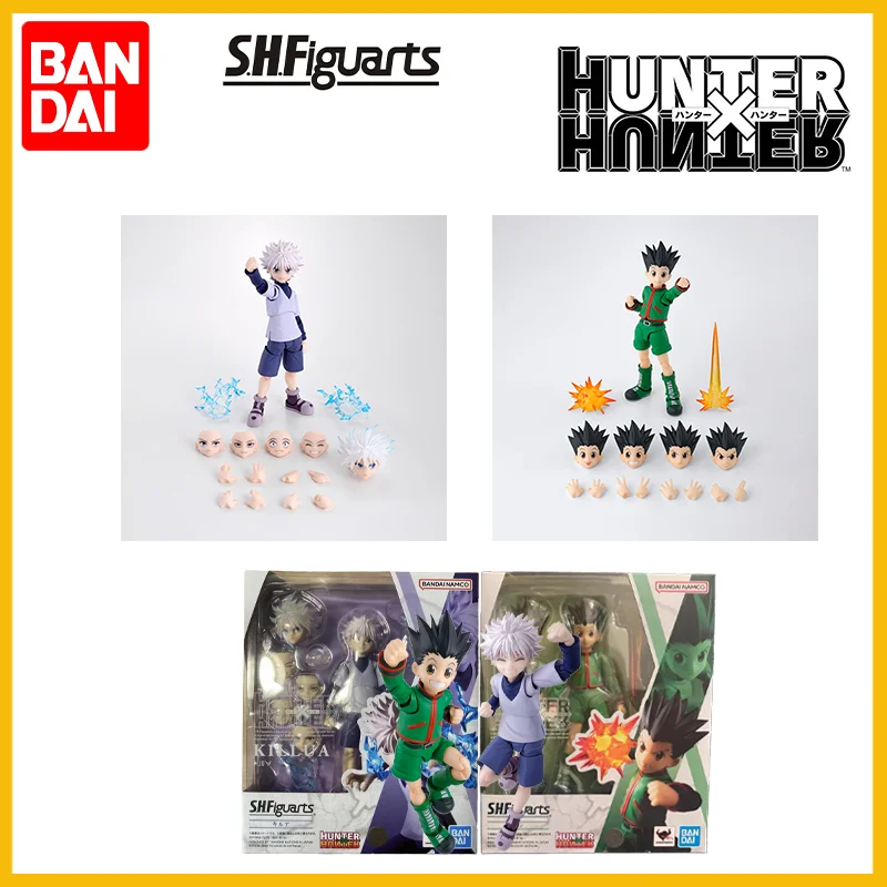 Hunter X Hunter GON SHF Bandai SUPER ACTION Figuur Afgewerkt modelpakket Figuur Anime Echte collectible Boxed Model Dolls