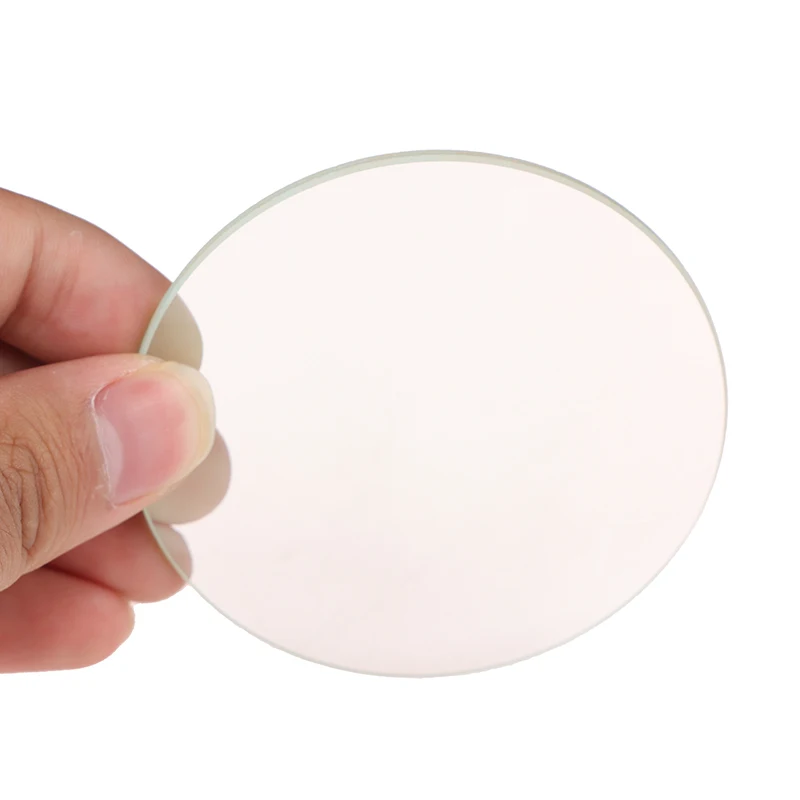 Double Convex Glass Lens Focal Optics Biconvex Desktop Magnifying Glass 75 mm