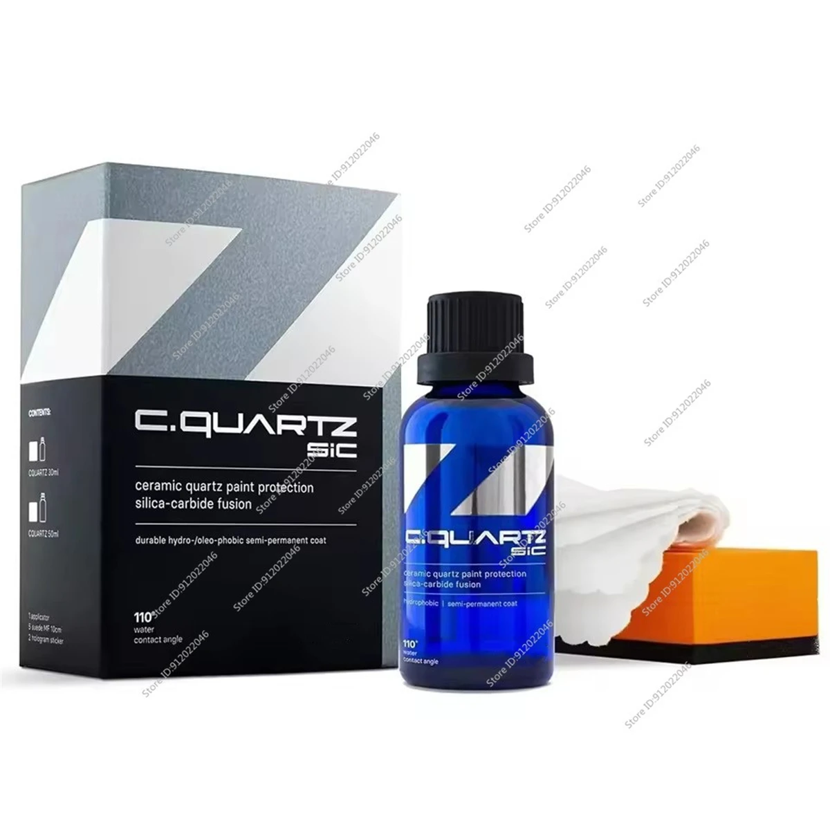 For CAR CQUARTZ SiC 30ml Kit Car Ceramic Coating Finish Quartz Based Nanotechnology Bonds To Paint Glass Metal and Plastic