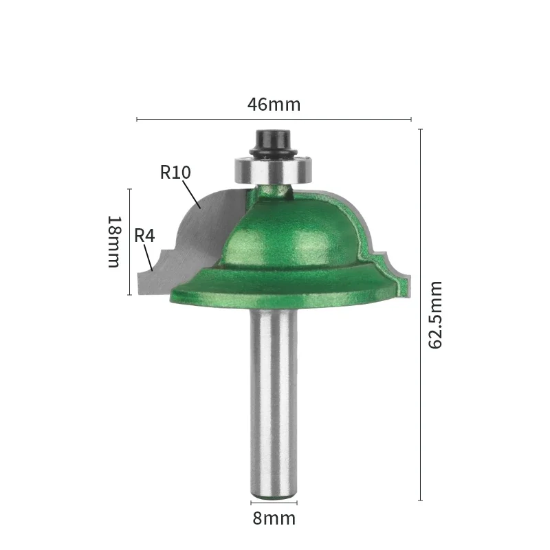 1PC 8mm Shank Classical Router Bit Woodworking Milling Cutter for Wood Edge Forming Bit Carving Tool
