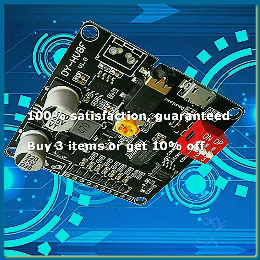 DY-HV8F Voice Playback Module 12V/24V Trigger Serial Port Control 10W/20W with 8MB Flash Storage MP3 Player for-DTD2
