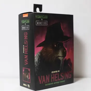 史普林特大師(範海辛版)NECA出品忍者龜可動人偶 TMNT 動漫 7吋模型 原版 10 最佳銷售 碎片 neca - №4