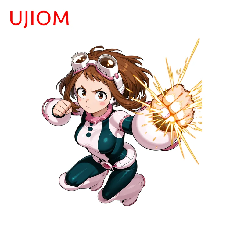 UJIOM Seductive Anime Uraraka Ochako Wall Sticker All Kinds Of Strange Postures Decal Suitable For Bedroom Bookshlef Decor