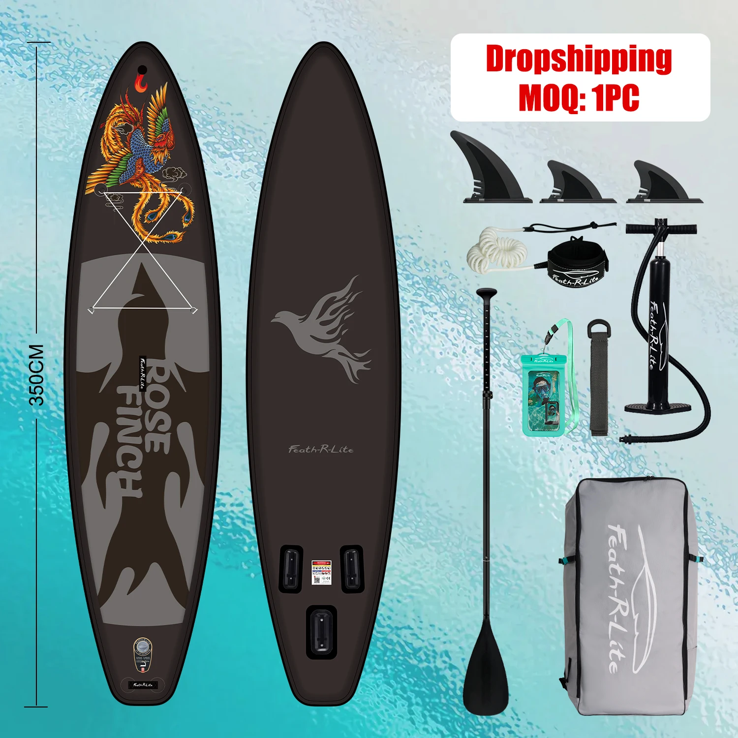 

Sup Transparent Sup Soft Top Surfboard Sup Board Paddleboard Inflatable Isup Stand up Paddle Board