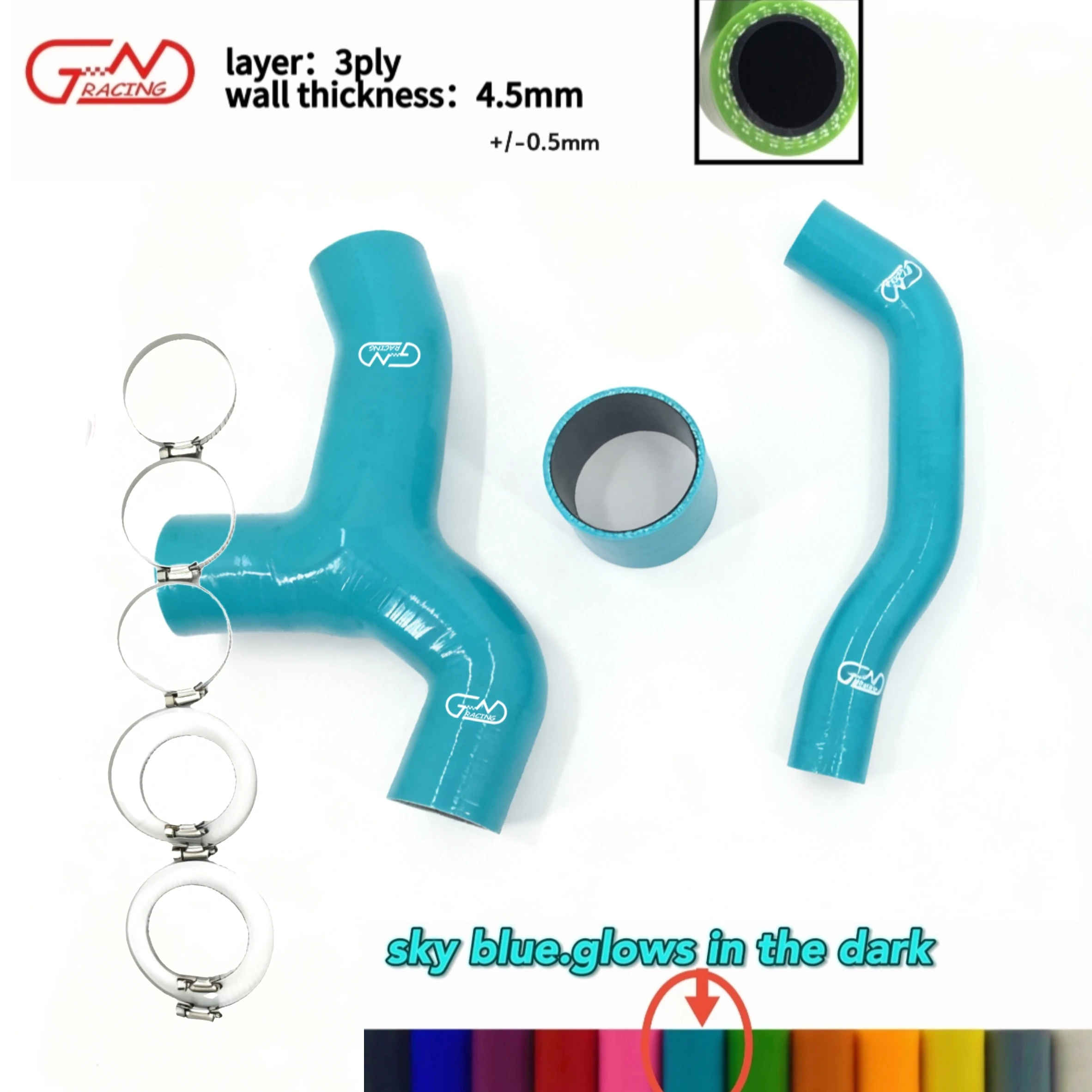 

Подходит для SUBARU IMPREZA NEW AGE/VER 8 WRX 01-04 Комплект силиконовых шлангов для радиатора TURBO