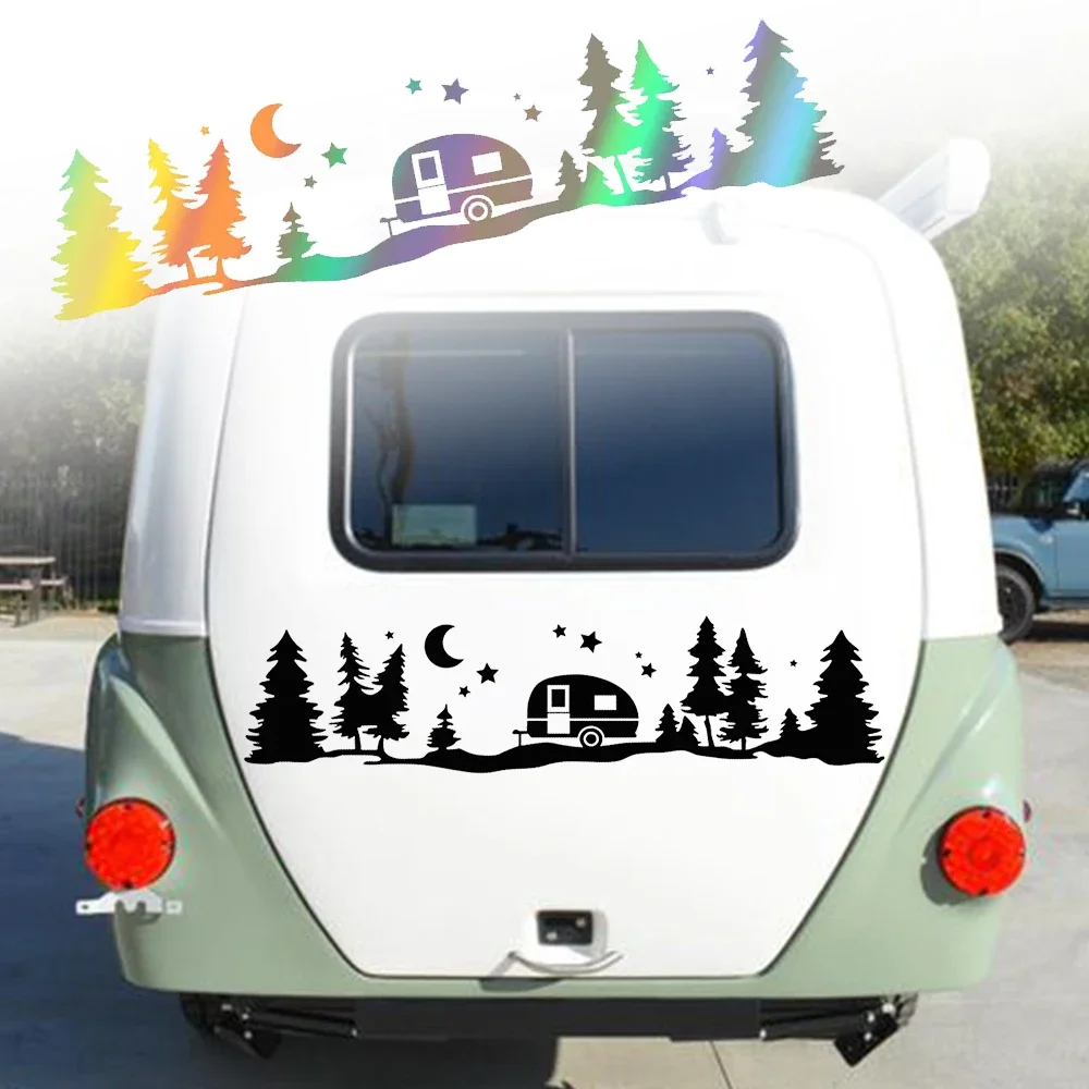 

Car Mountain Graphics Stickers For Motorhome Horsebox Caravan RV Camper Van Body Decor Vinyl Decals Auto Tuning Accessories