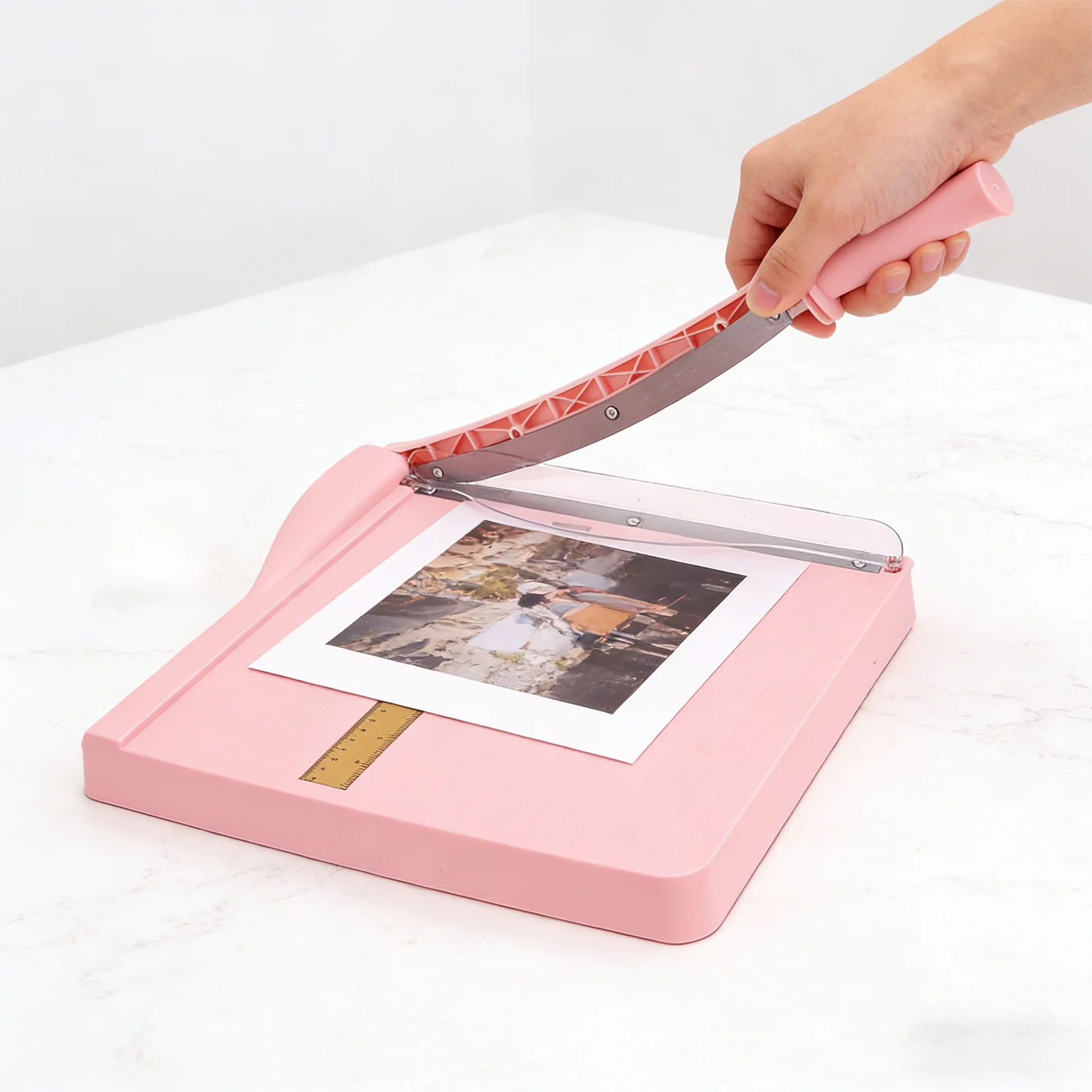 

Резак для бумаги формата А4 с защитным кожухом, длина резки 12 дюймов, для скрапбукинга, рукоделия, купонов, этикеток, картона