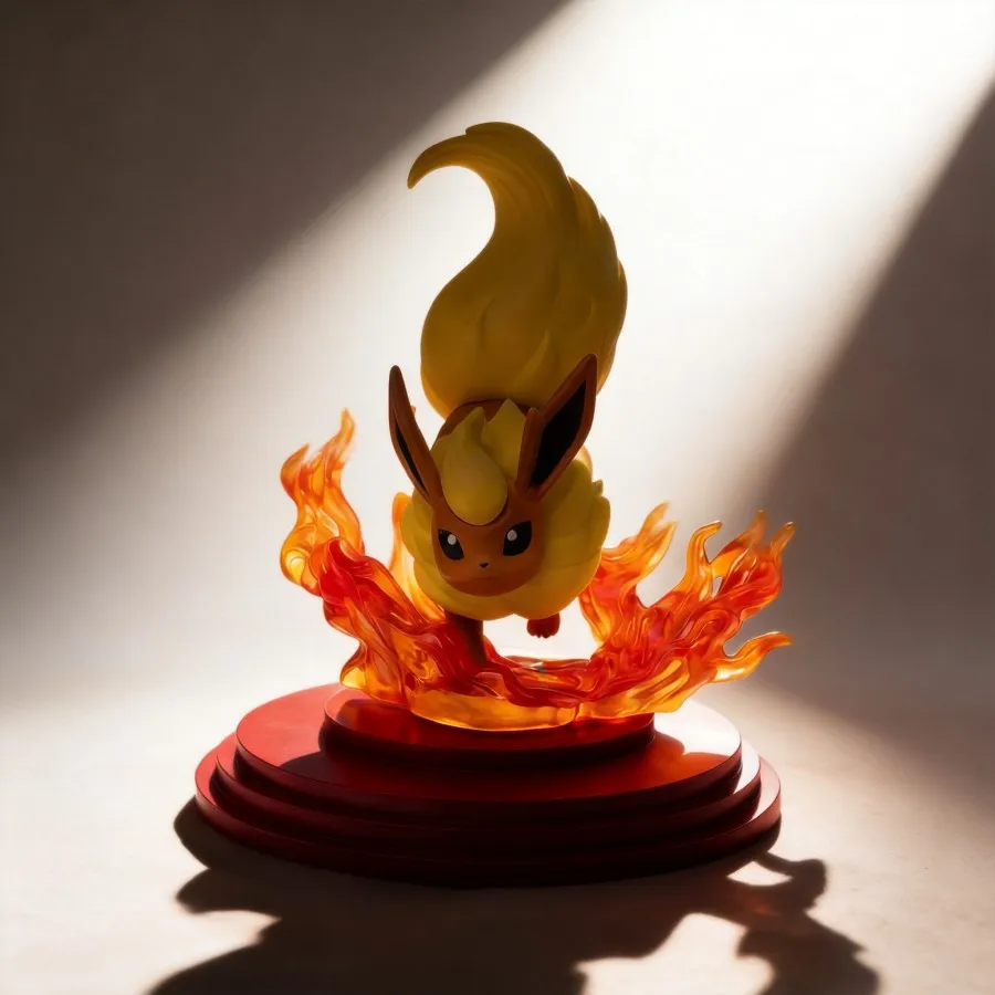 

Pokemon Flareon Anime Figure 10cm PVC Statue Collection Model