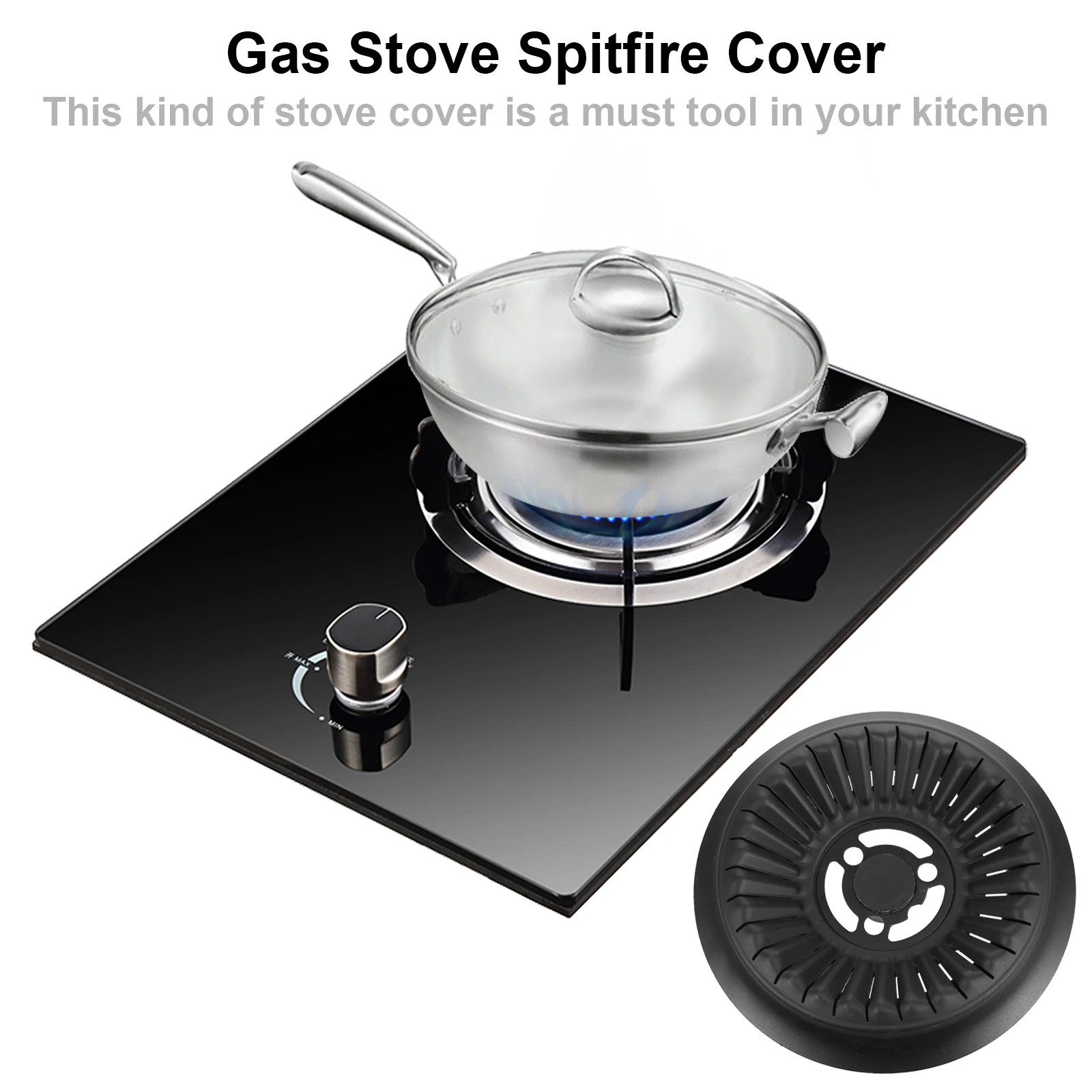 

Stove Cap Gas Stove Cover Burner Grate Lid Liner Reducer Stainless Steel Kitchen Accessories Durable Plain Design Easy