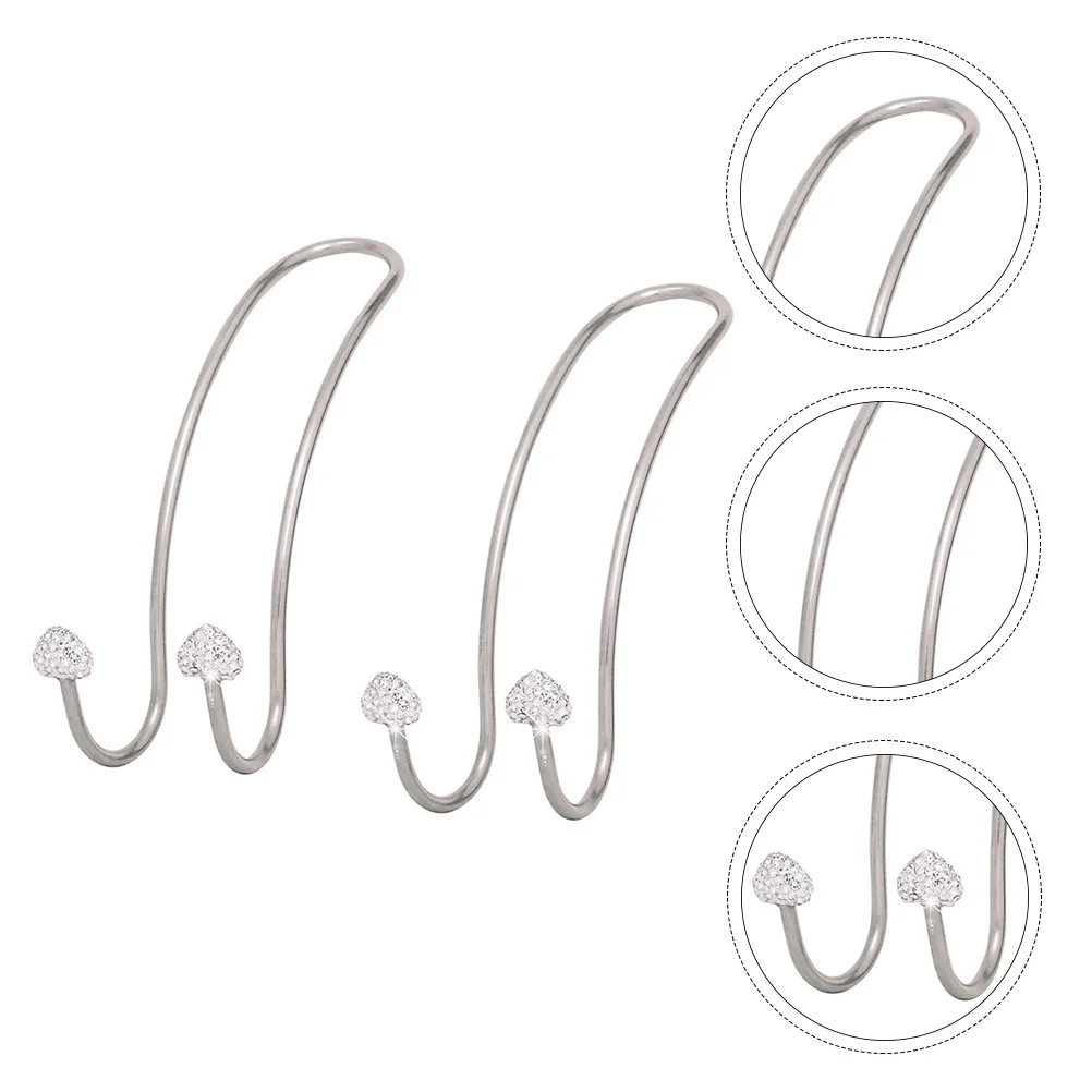 

ERINGOGO Car Seat Filler Organizer Headrest Hanger Set Back Seat Storage Hook White Multi-functional Sturdy Safe