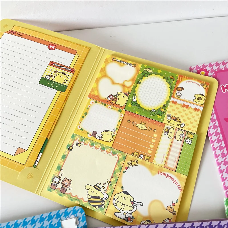 New Cute Sanrio Convenience Book My Melody Kuromi Hellokitty Note Book Cute Pochacco Paste Notepad Stationery Girls Stationery