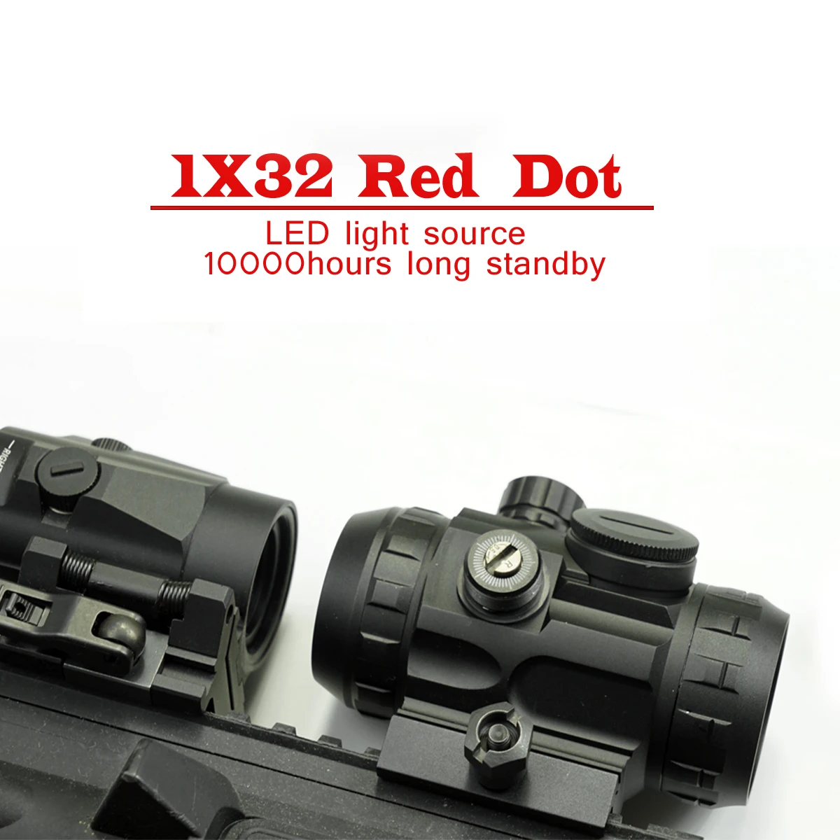 

Red Dot Sight Rifle Scope, Tactical AK, Fit Picatinny Rail Mount, 1X32
