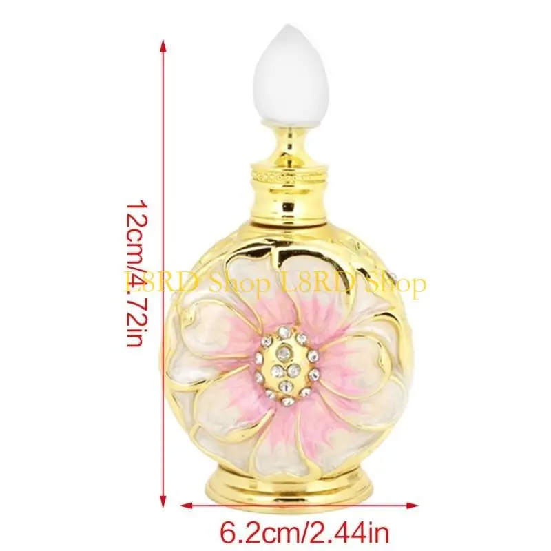 L8RD Essentiële olieflesdispenser Lege fles Hervulbare vintage parfumfles