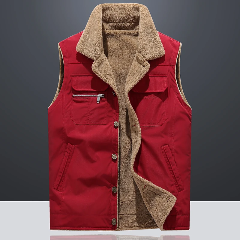 

Stand Collar High Quality Cotton Vest Comfortable Thickened Warm Men Clothing Wind-Resistant Roupas Masculinas Comfortable Coat