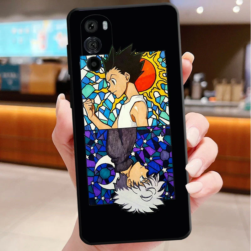 حافظة هاتف لهاتف موتورولا إيدج 50 40 برو 60 50 40 30 Ultra Neo Fusion Moto G85 G72 G53 G54 G84 G13 G32 أنيمي هنتر x الصيادين #2