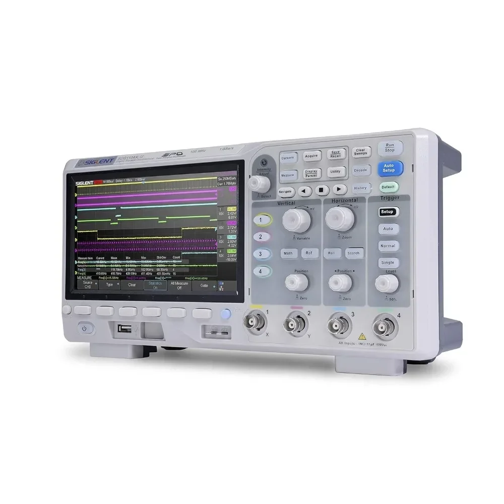 Siglent Technologies SDS1104X-U Oscilloscopi digitali super fosfori da 100 MHz 4 canali