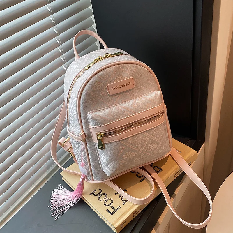 

Premium Foreign Style Backpack Female 2025 Niche Internet Celebrity Versatile Large Capacity Backpack