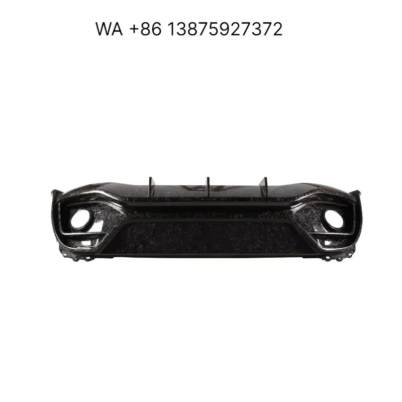 Wmwmnu 3K Dry Carbon Fiber PK Style Forged Pattern Rear Diffuser Bumper Lip Body Kit Upgrade for DBX