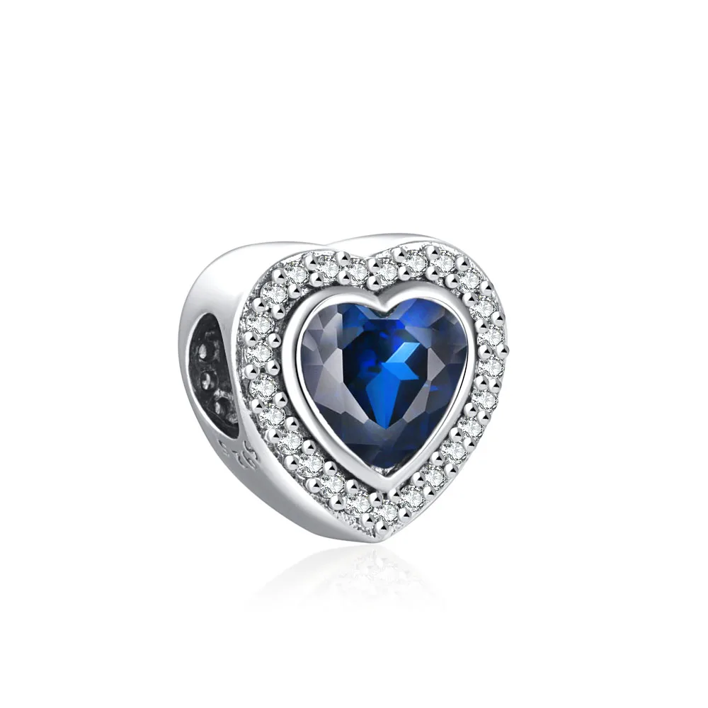 جديد 925 فضة المحبة نوع ملون سحر of ley 925 سلسلة مطرز صالح الأصلي قلادة سوار DIY بها بنفسك اكسسوارات مجوهرات