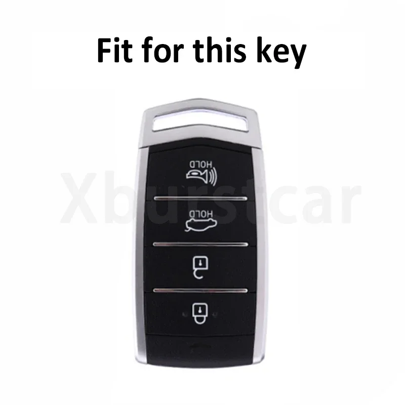 4 Bottons Auto Key Fob Shell Protector for HYUNDAI 2020 Genesis G70 G80 EQ900 G90 TPU Car Smart Key Case Cover Accessories