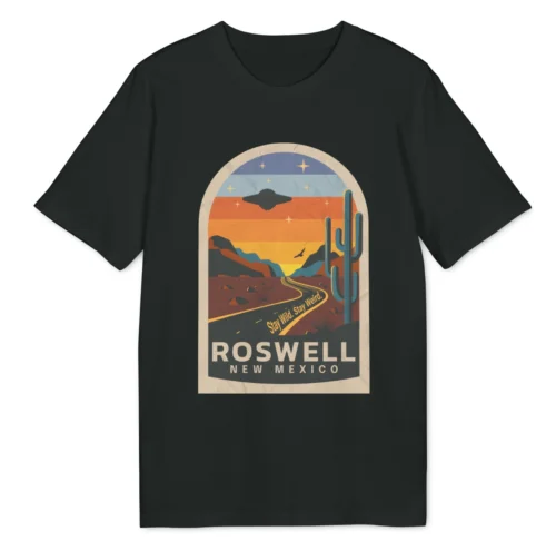 T Shirt Roswell UFO Alien Shirt Area51 USA Spaceship I want to leave  Required