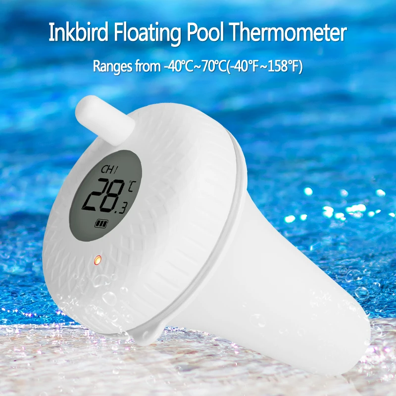 INKBIRD Smart Schwimm Pool Thermometer Indoor Outdoor Wireless Schwimm Thermometer IBS-P01R für Schwimmen Pool Spa Whirlpool – Detail 3
