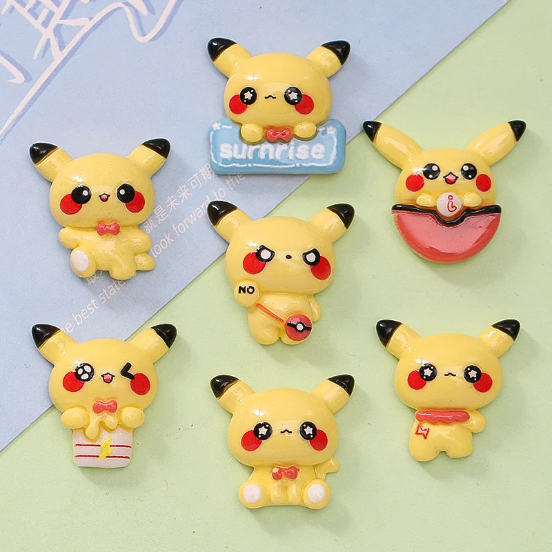 10 Pcs New Mini Kawaii Cartoon Animal Series Resin Scrapbook Diy Jewelry Children Gift Hairpin Accessories C41