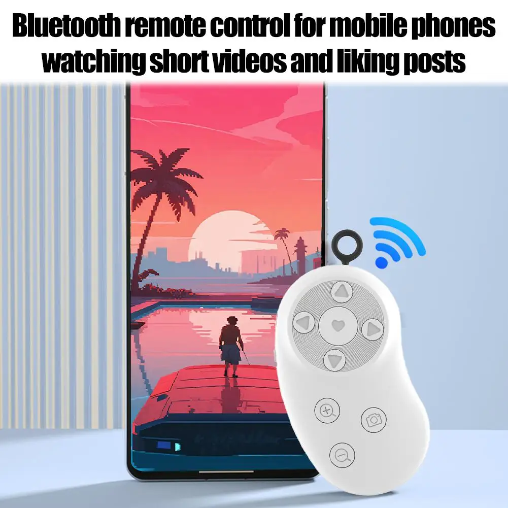 New Practical Bluetooth Wireless Zoom Air Mouse Selfie TikTok Youtube Short Video Browsing Novel Page Turning Remote Controller