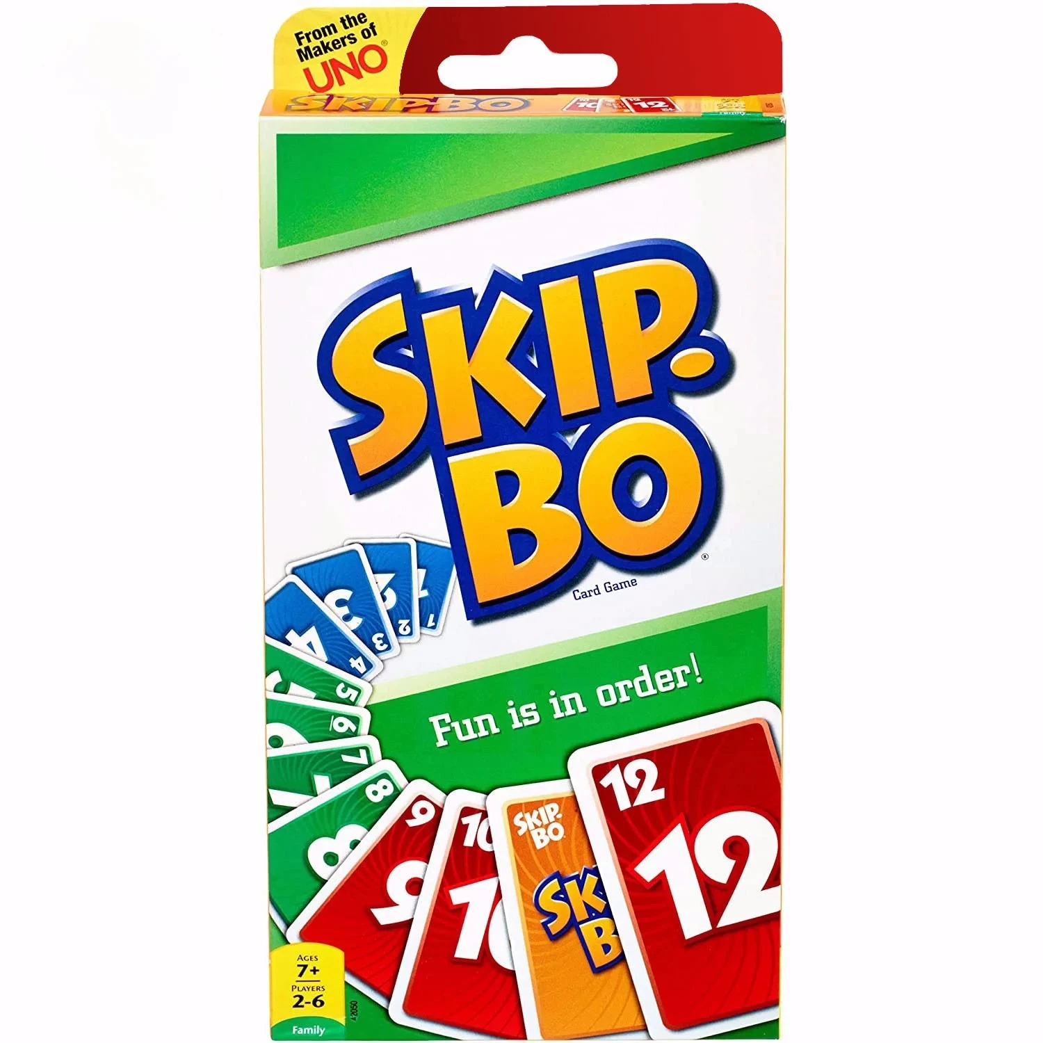 Mattel Games UNO:SKIP BO Card Game Multiplayer Card Game Family Party Games Toys Kids Toy