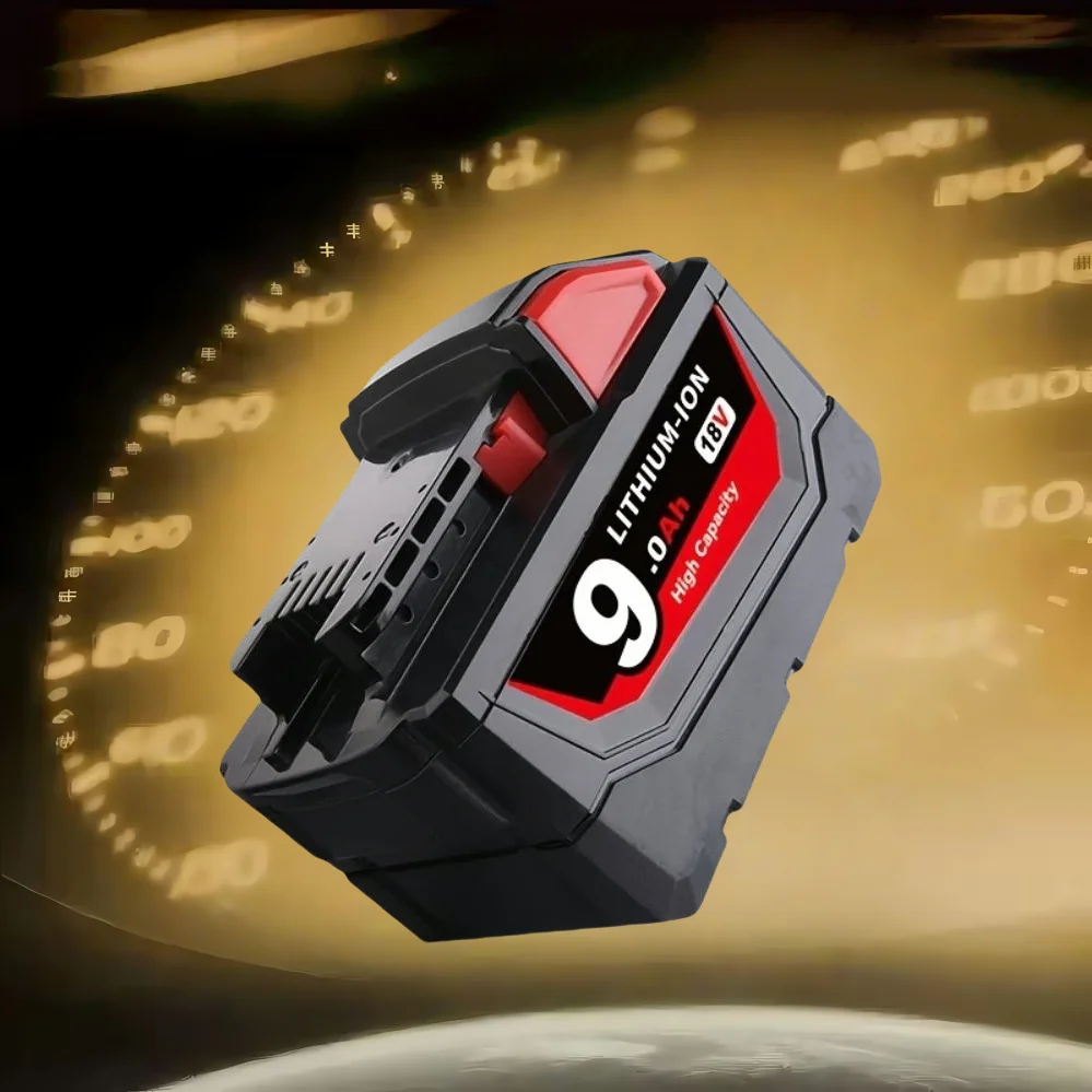 

NEW 18V For Milwaukee M18 M18B6 18V 12Ah 9Ah 6Ah Battery 48-11-1860 M18B5 XC /Charger rechargeable battery 18650 .00