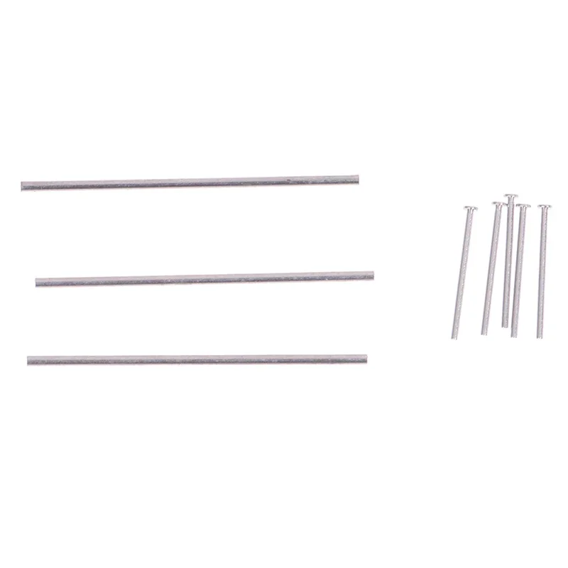 1set 1/64 0. 8x25mm/28mm 1: 64 Car Alloy Wheels Axle Hollow Shaft w Nails Pin for HW/Matchbox/Tomeca Model Cars