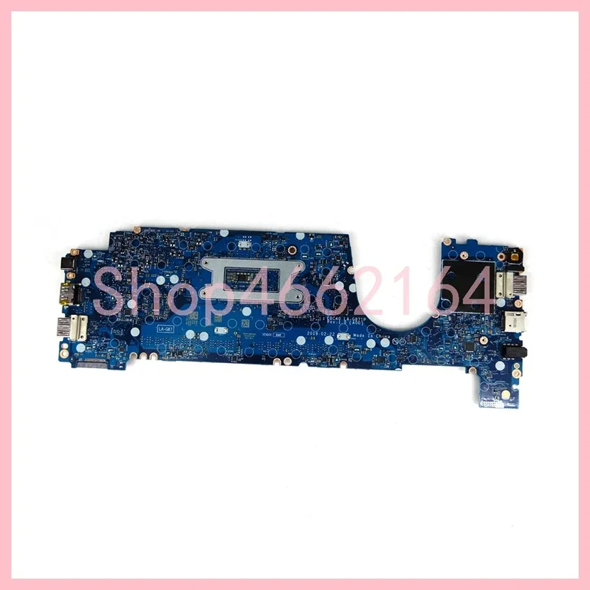 LA-G871P With i5 i7-8th Gen CPU Notebook Mainboard For Dell Latitude 14 7400 Laptop Motherboard 100% Tested OK