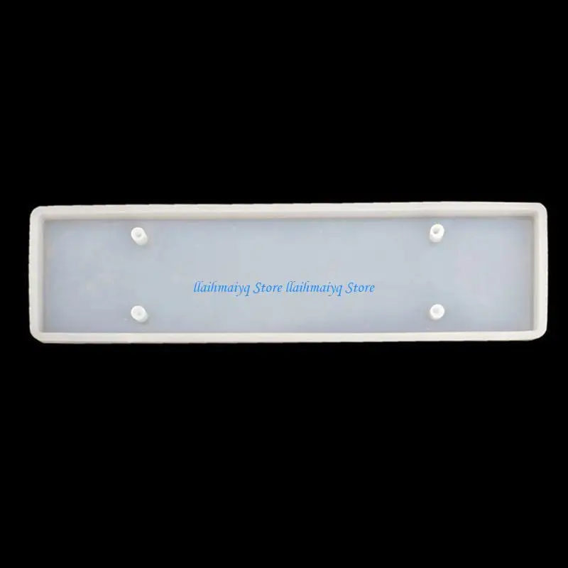 573B Welcome Hanging Sign Silicone Epoxy Mold Road Sign Silicone Molds for Resin Rectangle Doorplate Epoxy Mold