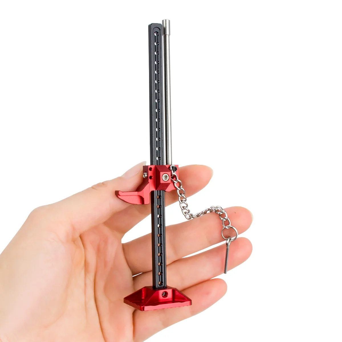 Simulation Metal Mini Slideable Jack Tool for 1/10 RC Crawler Car Axial SCX10 TRX4 Tamiya CC01 RC4WD D90 D110 TF2 Accessories