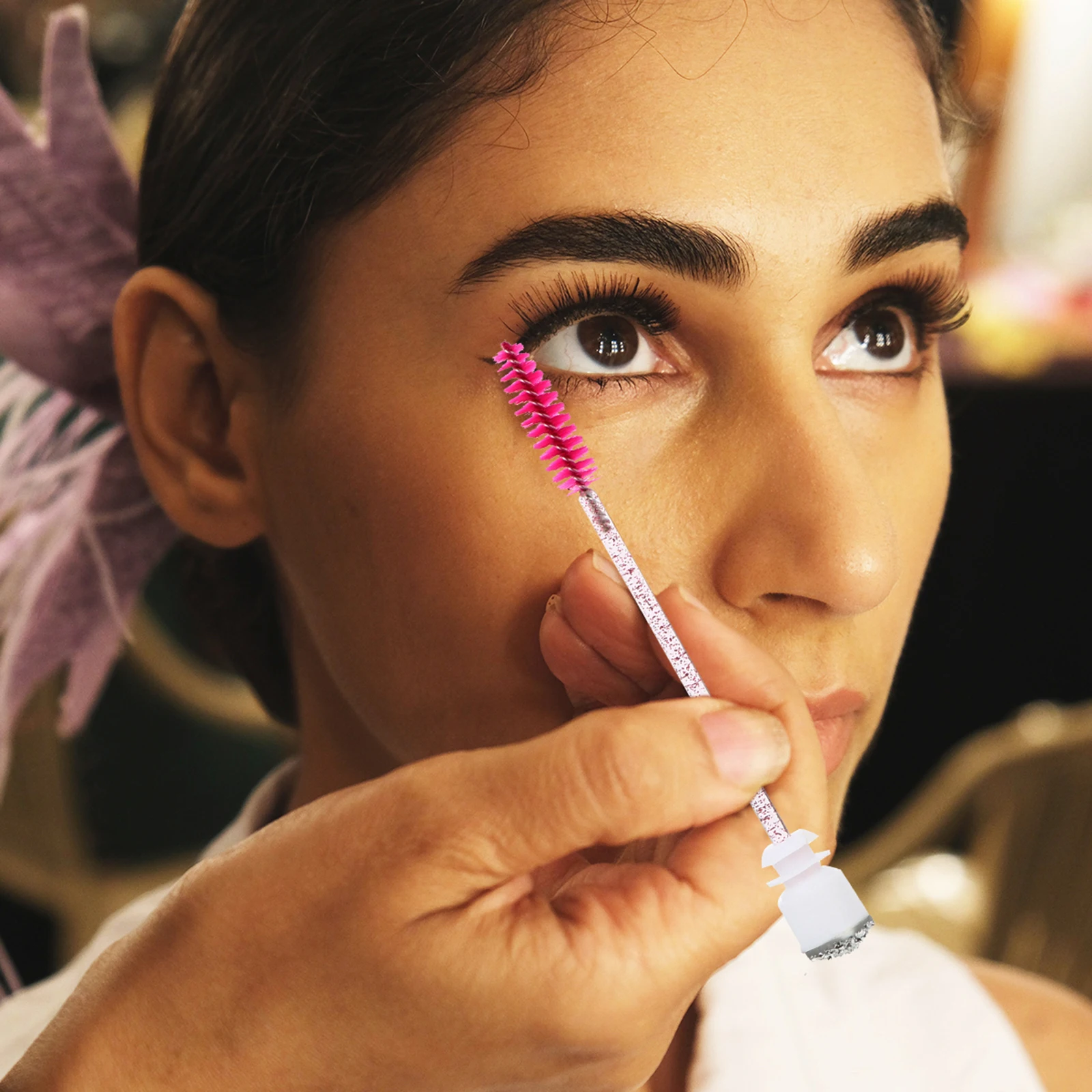 

10pcs Mascara Tube Set Empty Eyelash Brush Container Refillable Refillable Mascara Tube Tubes Travel Business Plastic Long Use