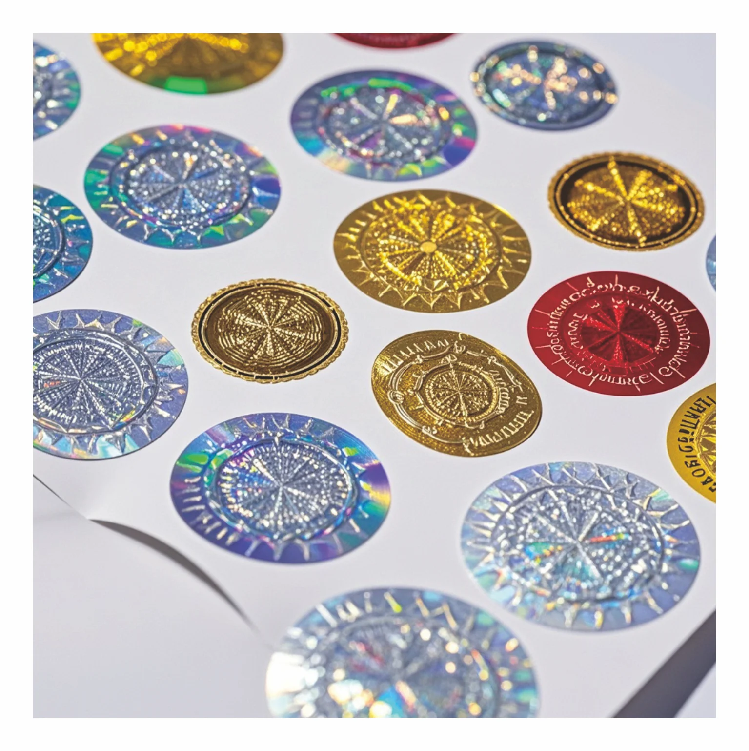 Brand New High Quality Security Hologram Label Colorful Hologram Label Printing With High Quality