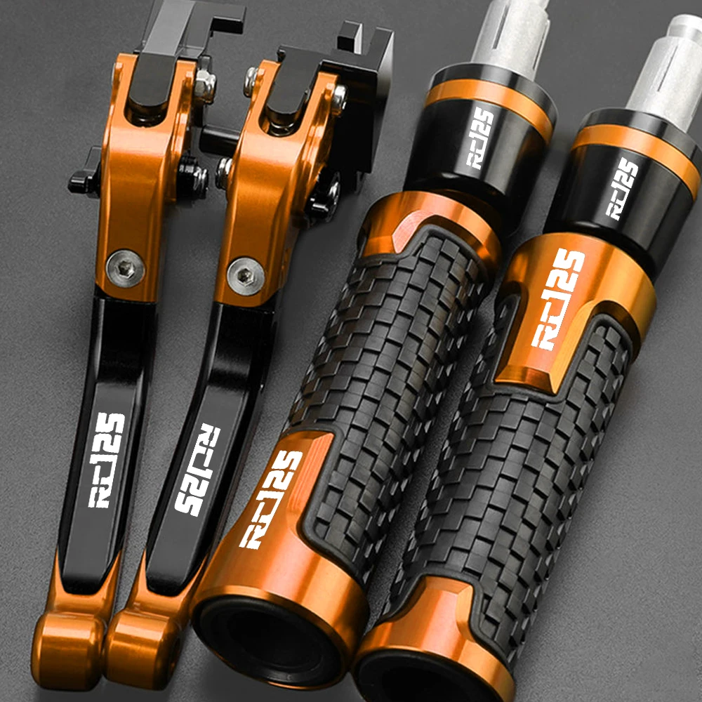 

Motorcycle Brake Clutch Levers Handlebar Hand Grips ends For RC125 RC 125 2011-2015 2016 2017 2018 2019 2020 2021 2022 2023 2024