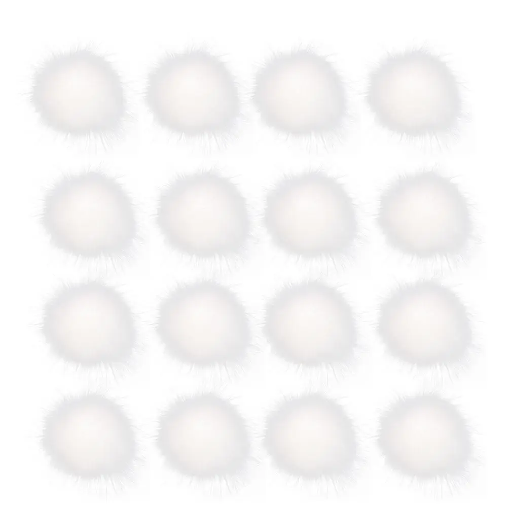 

16 Pcs Balls Accessories for Sweater Hat Shoes DIY Projects Clothing Ball Decor Crafts Fringe Edging