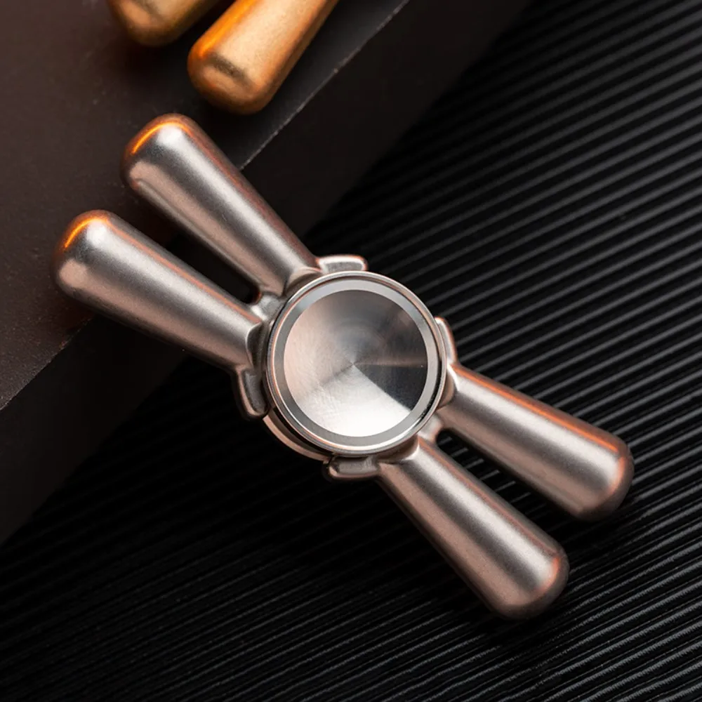 QINGCHAO EDC KAME Fidget Spinner Brass Fidget Toys For Adults Stress Relief Toy Office Desk Accessories