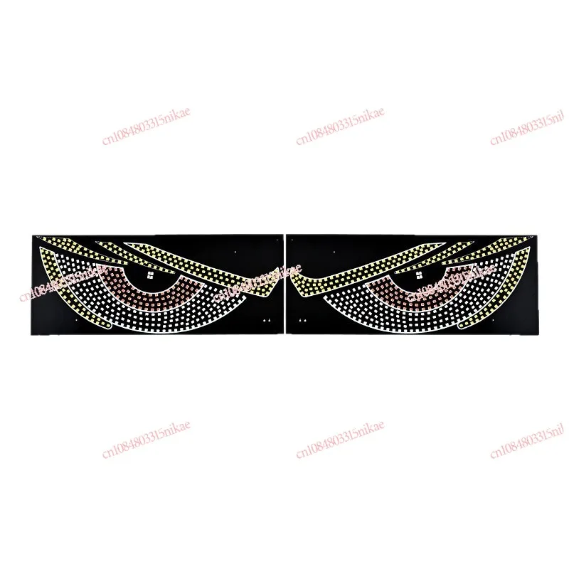 

LED Dynamic Devil Eye Car Sticker Vehicle LED Display Decorative Light, Custom Modification